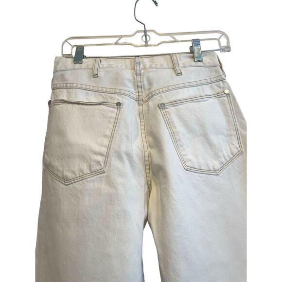 Frame Denim x Ilona Hamer High Straight Leg Jeans Women Size 26 Blanc Ivory NWT - Picture 5 of 8